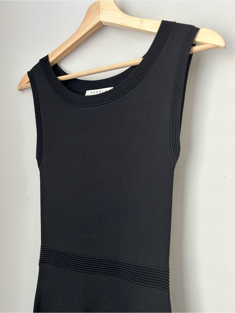 Sandro Eyelash Stripe Midi Dress - Picture 5 of 12